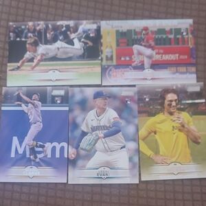 5 X 2025 Topps Stadium Club Rookies-Keaschall/Dana/Clarke/Evans/Wilson
